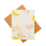 Oysters & Rosé Celebration Card