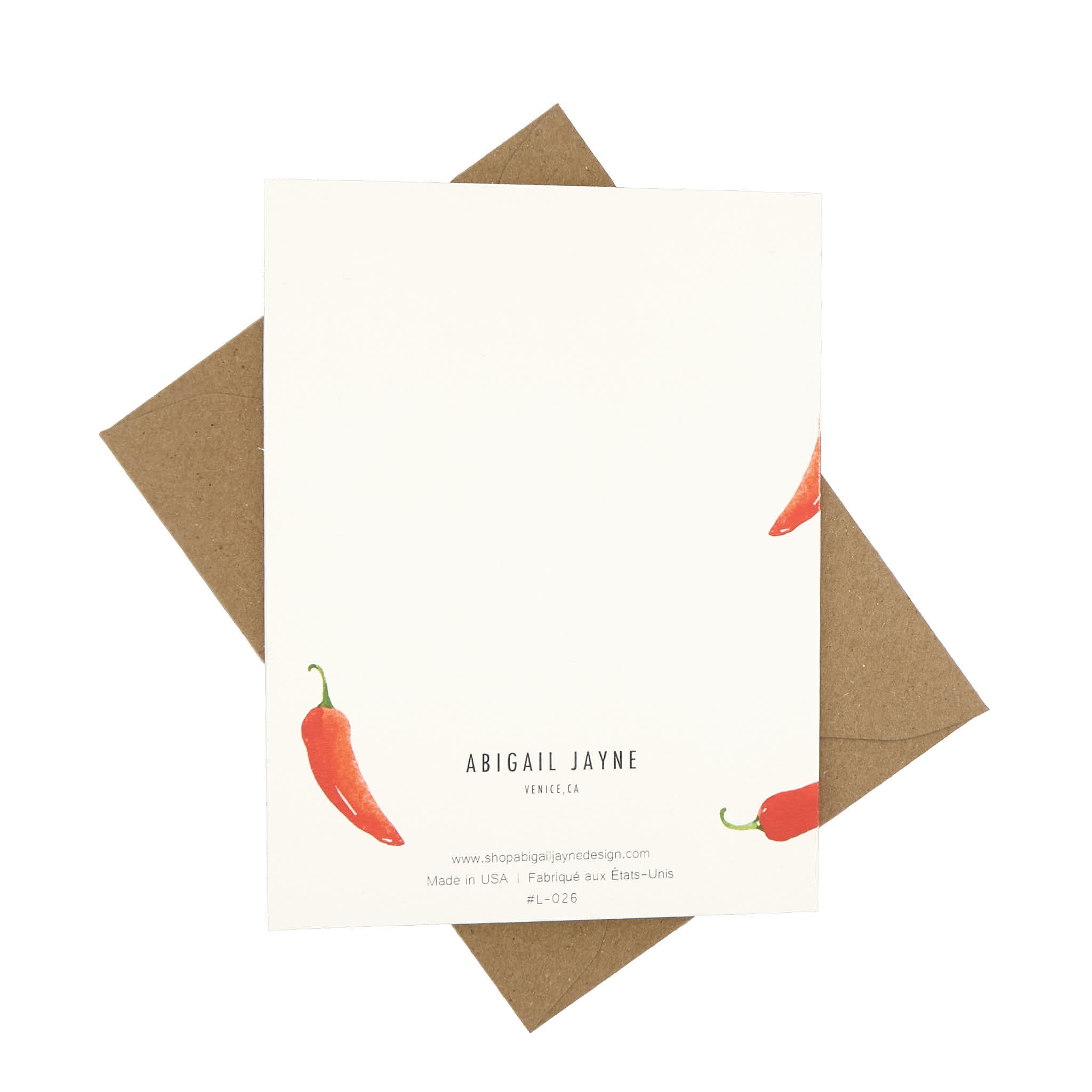 Hot Pepper Card