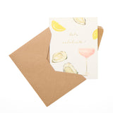 Oysters & Rosé Celebration Card
