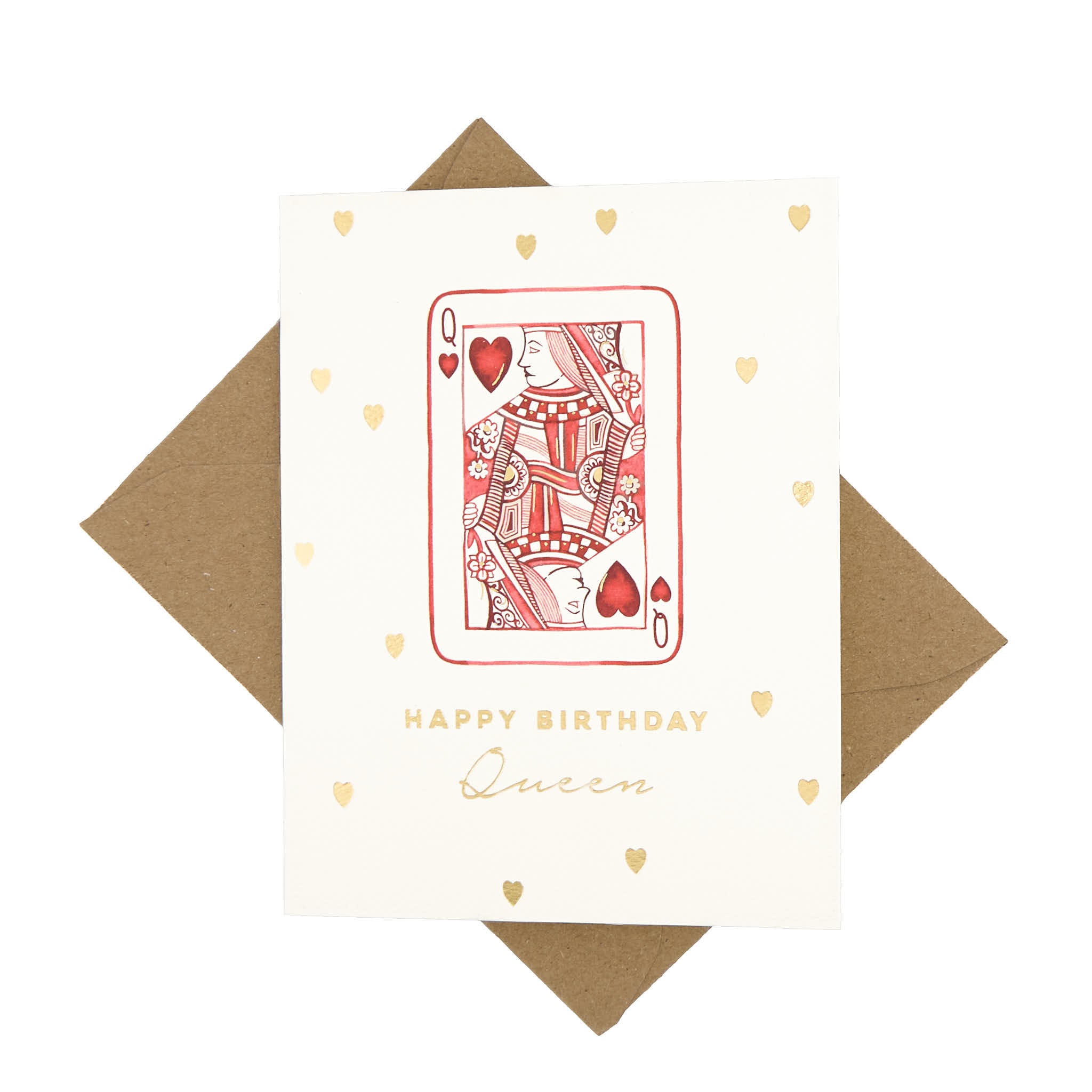 Queen of Hearts Birthday Card