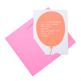 Birthday Balloon Card
