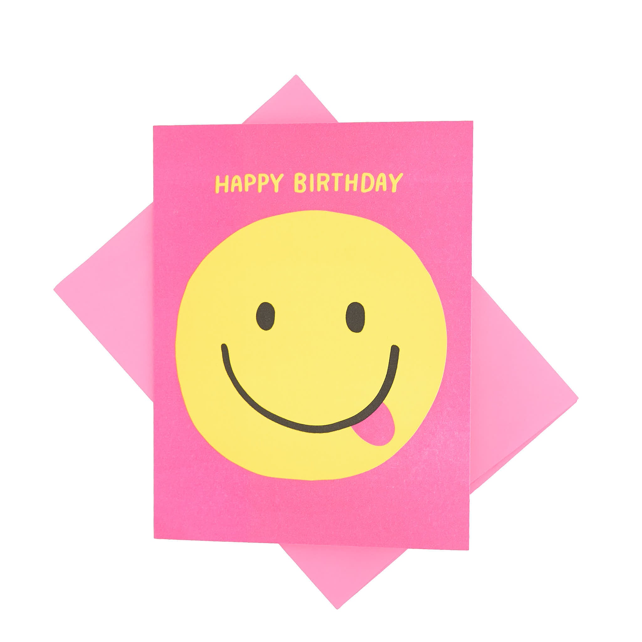 Happy Face Birthday Card