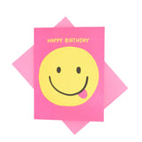 Happy Face Birthday Card