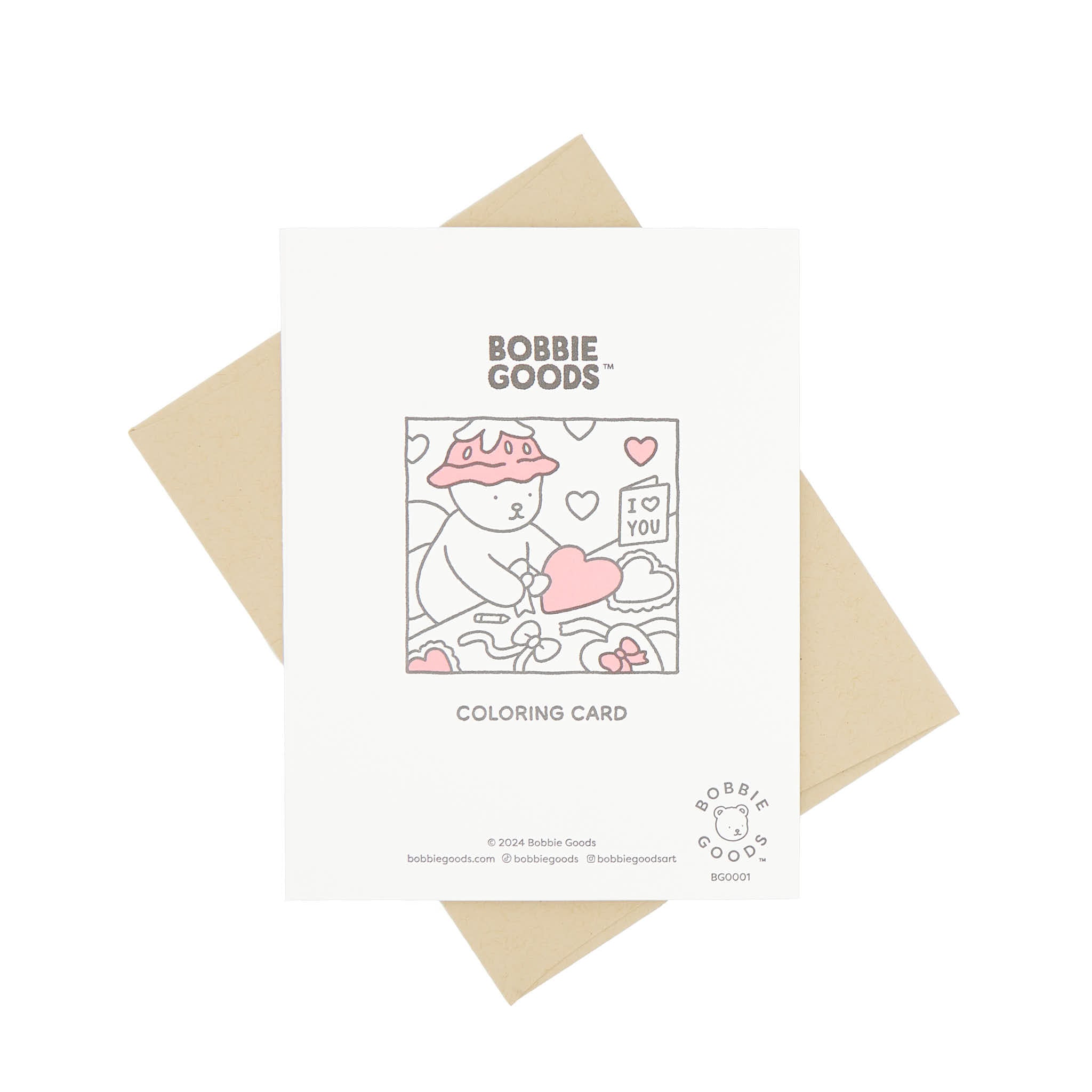 Hold My Hand Coloring Card