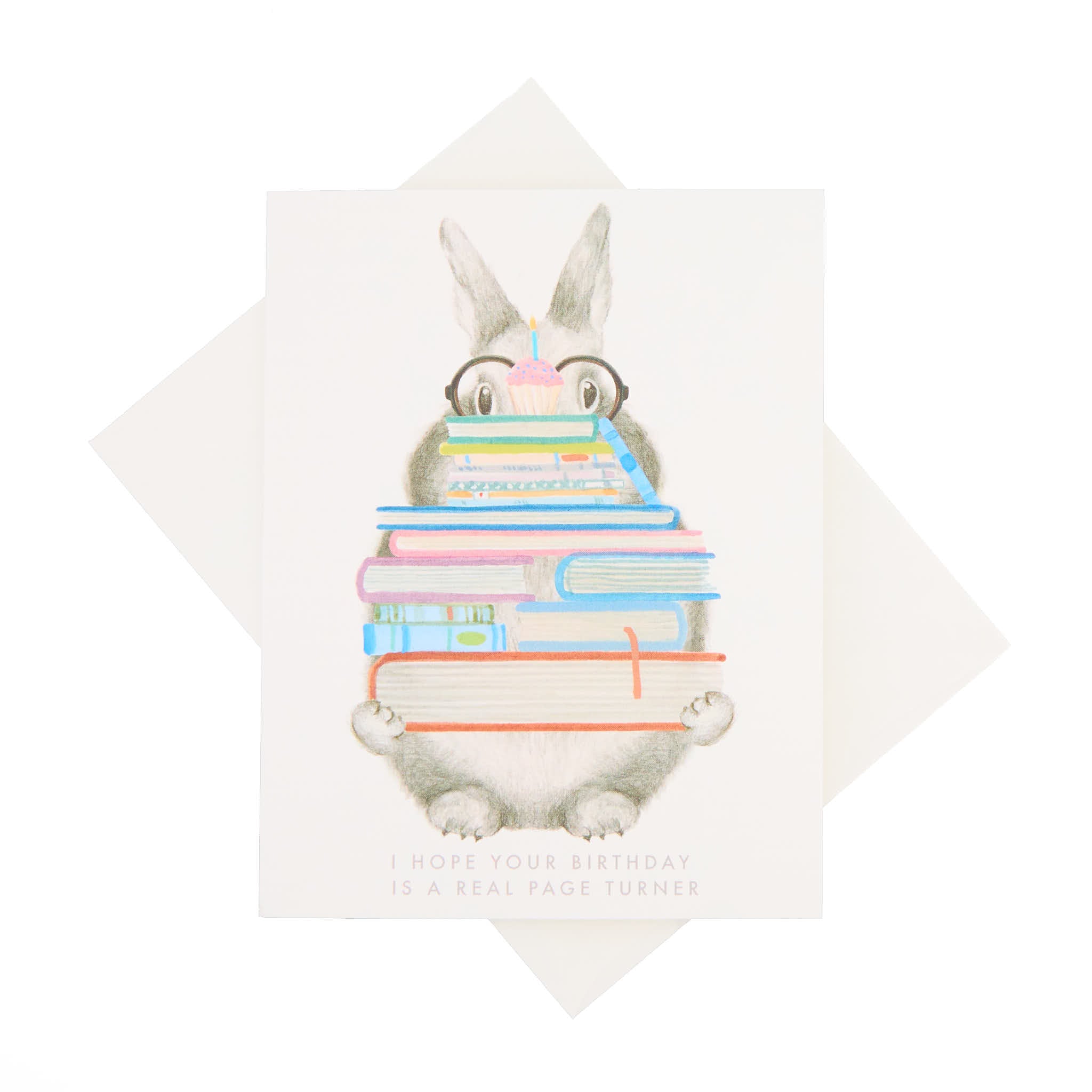 Page Turner Bunny Card