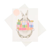 Bunny with Gifts Card