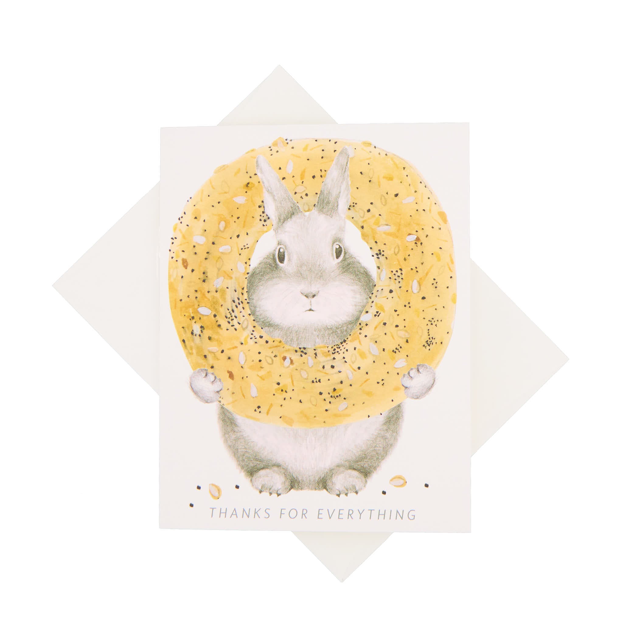 Everything Bagel Bunny Card