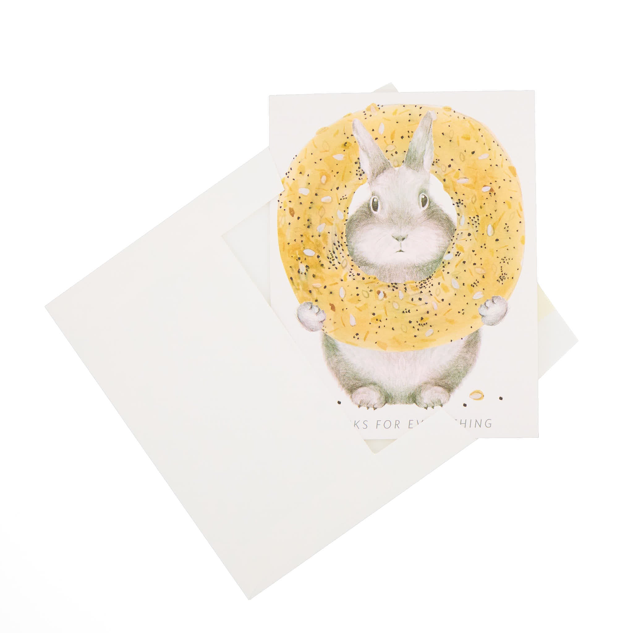 Everything Bagel Bunny Card