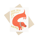 Wiener Dog Card