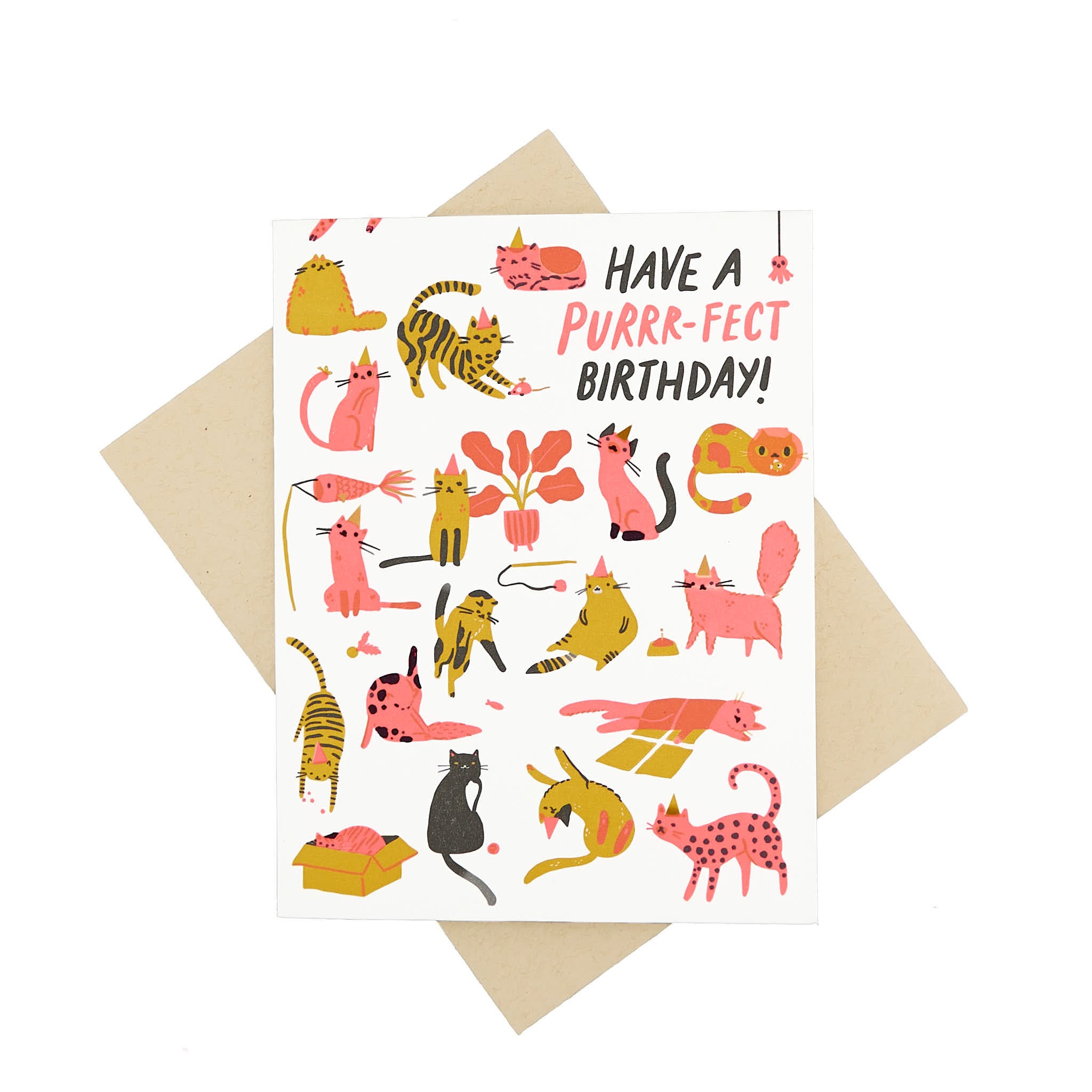 Purr-fect Birthday Card