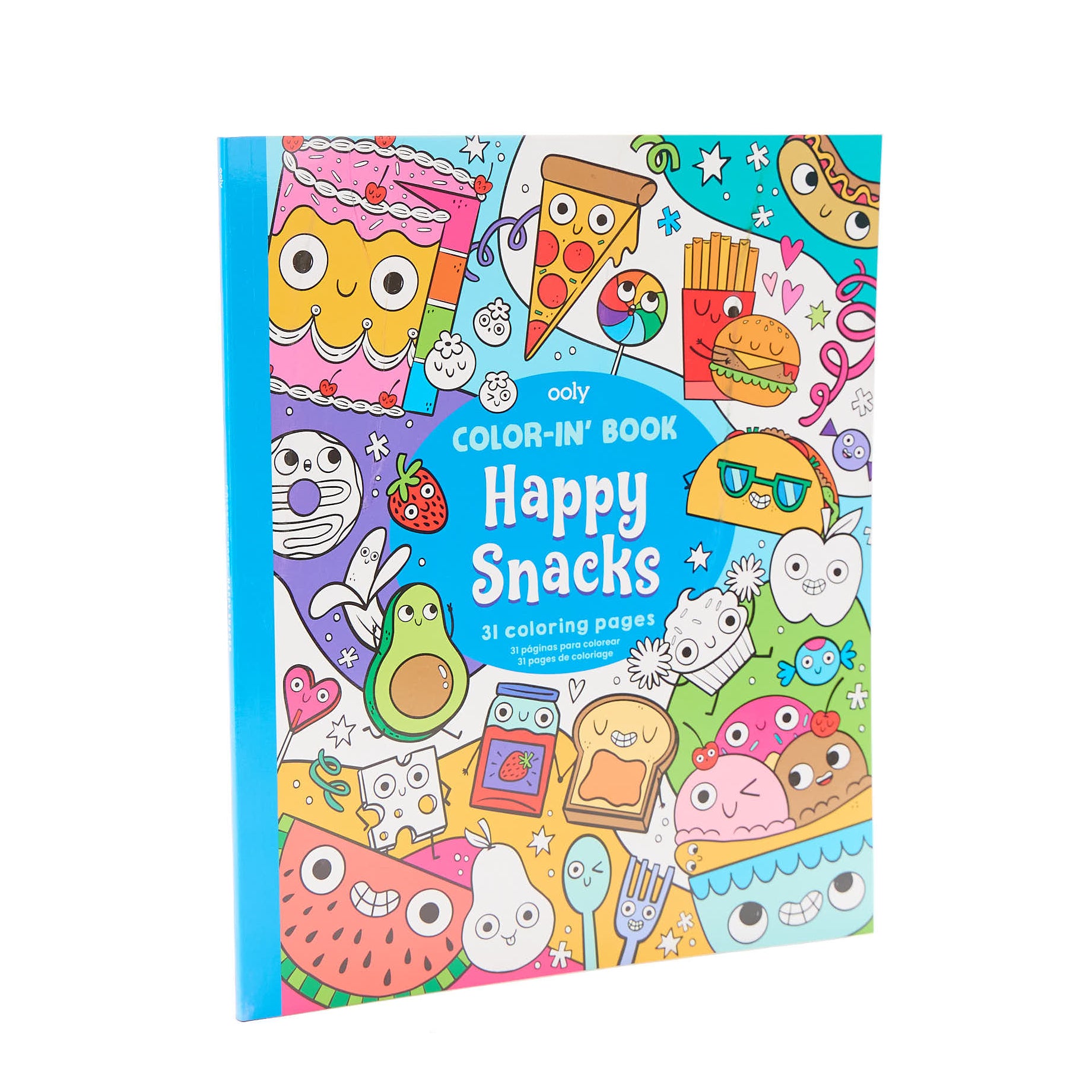 Happy Snacks Color-In Book