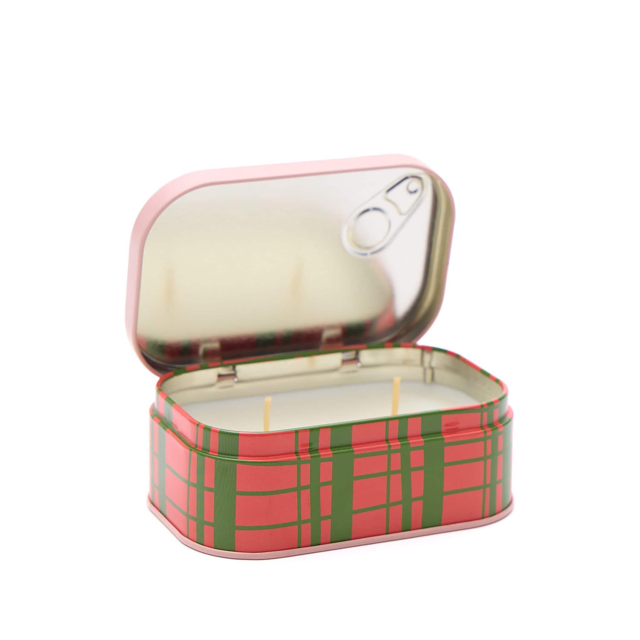 Strawberry Bistro Tin Candle