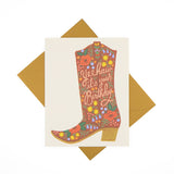 Birthday Boot Card