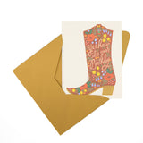 Birthday Boot Card