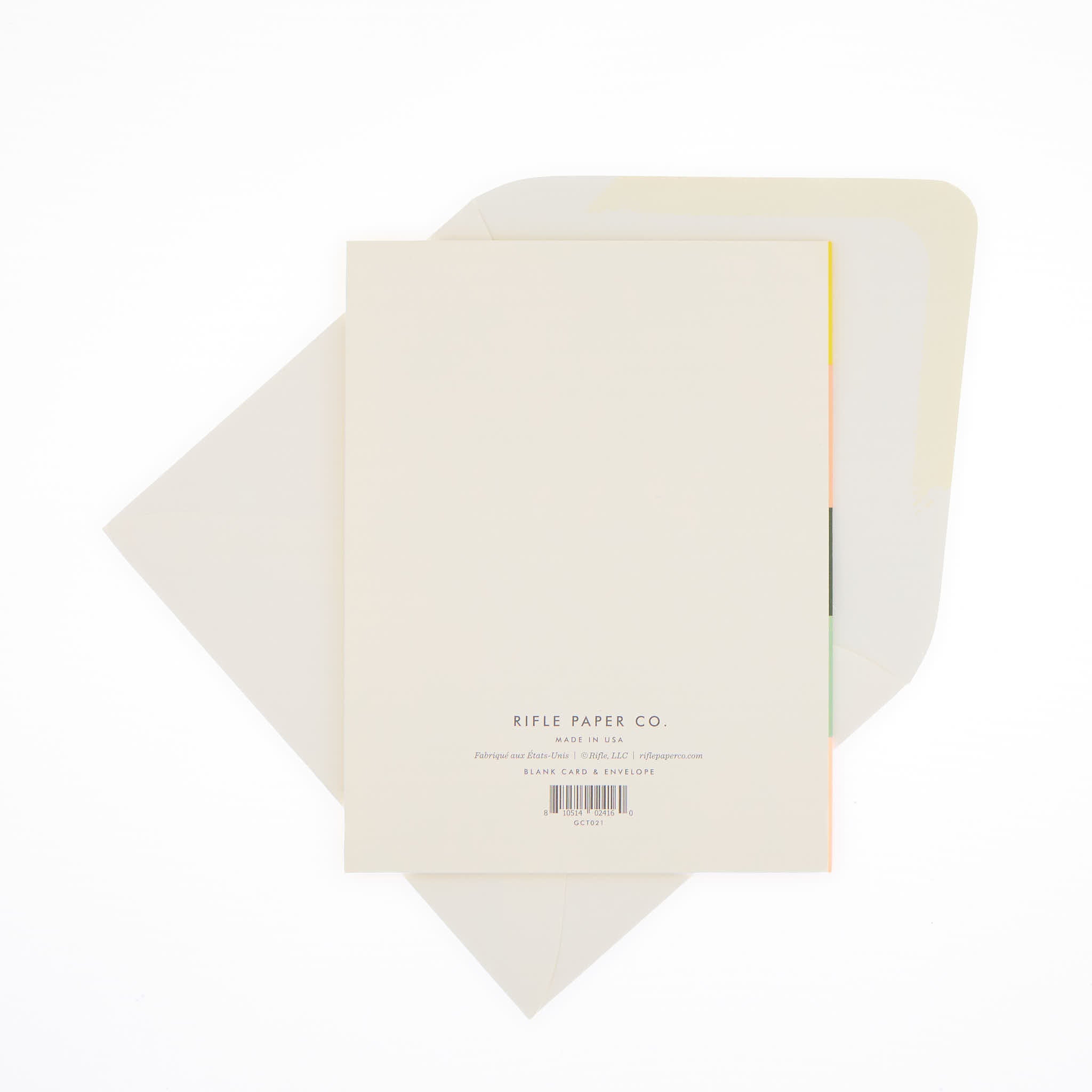 Colorblock Thank You Card