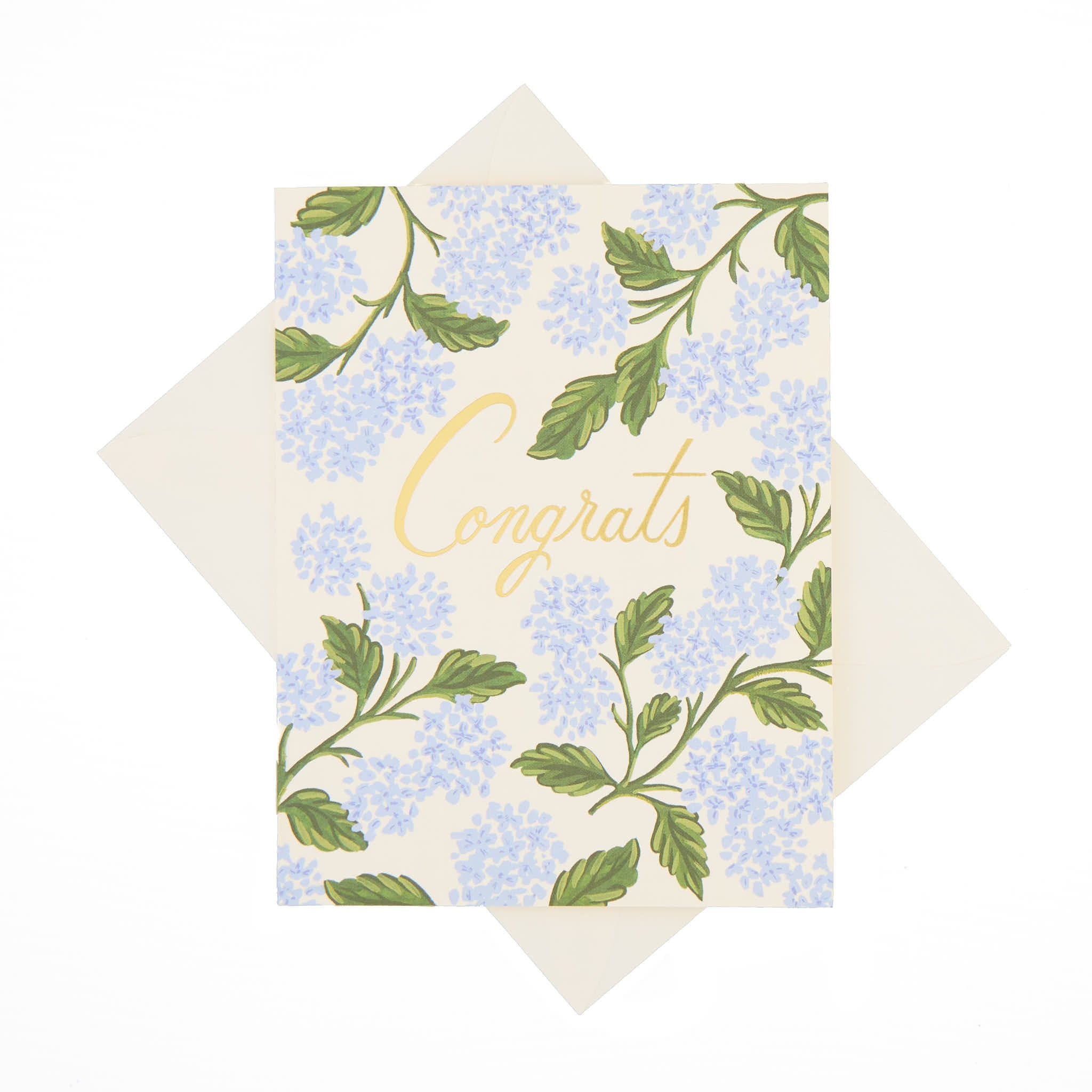 Hydrangea Congrats Card