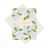 Hydrangea Congrats Card