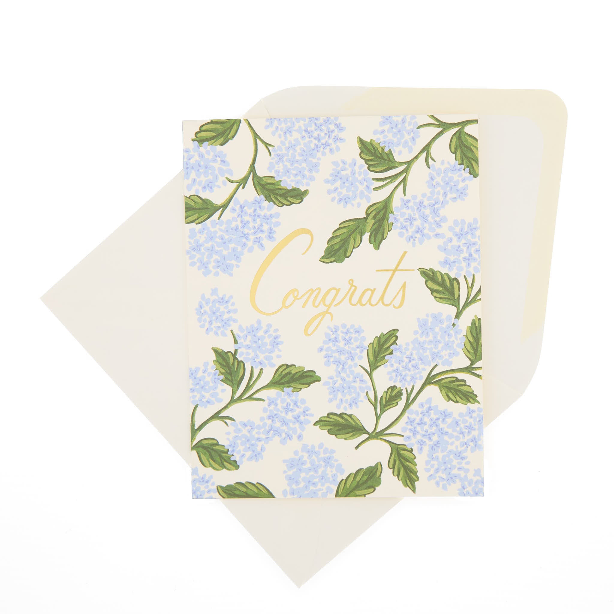 Hydrangea Congrats Card