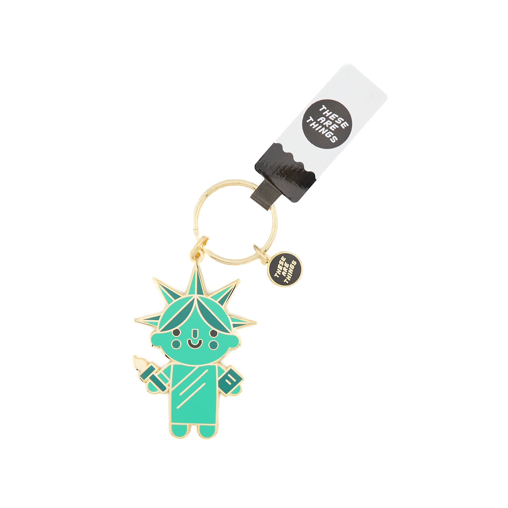 Liberty Baby Enamel Keychain