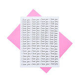 I Love You All Over Card