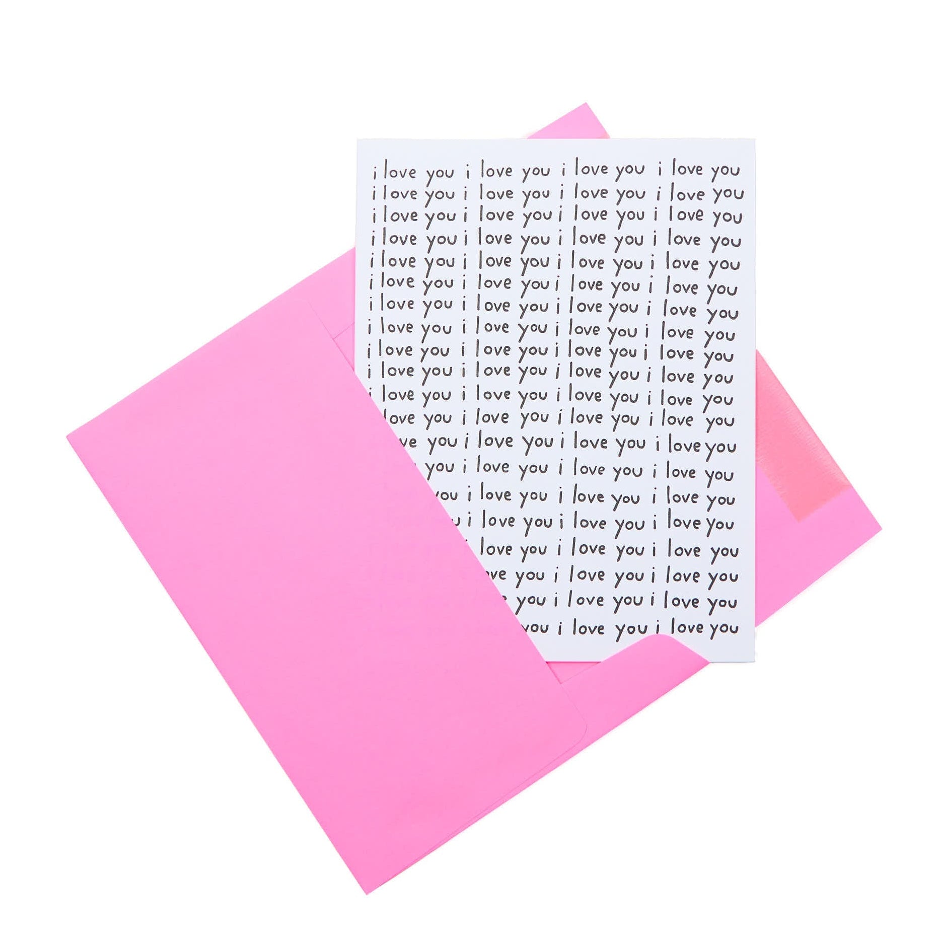 I Love You All Over Card