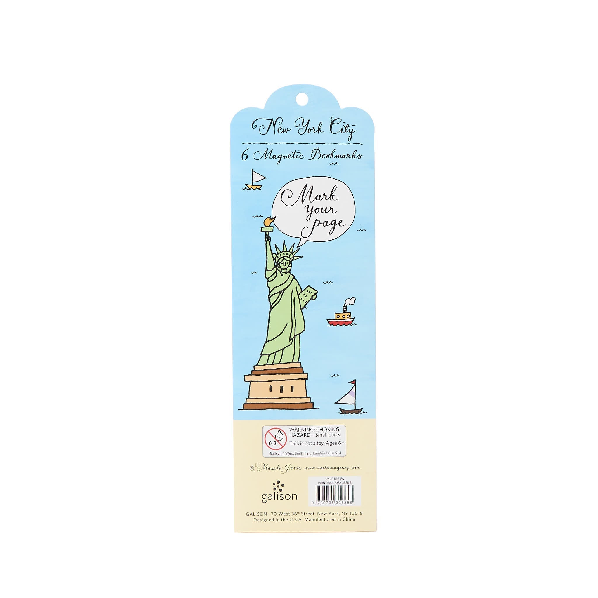 NYC Magnetic Bookmark