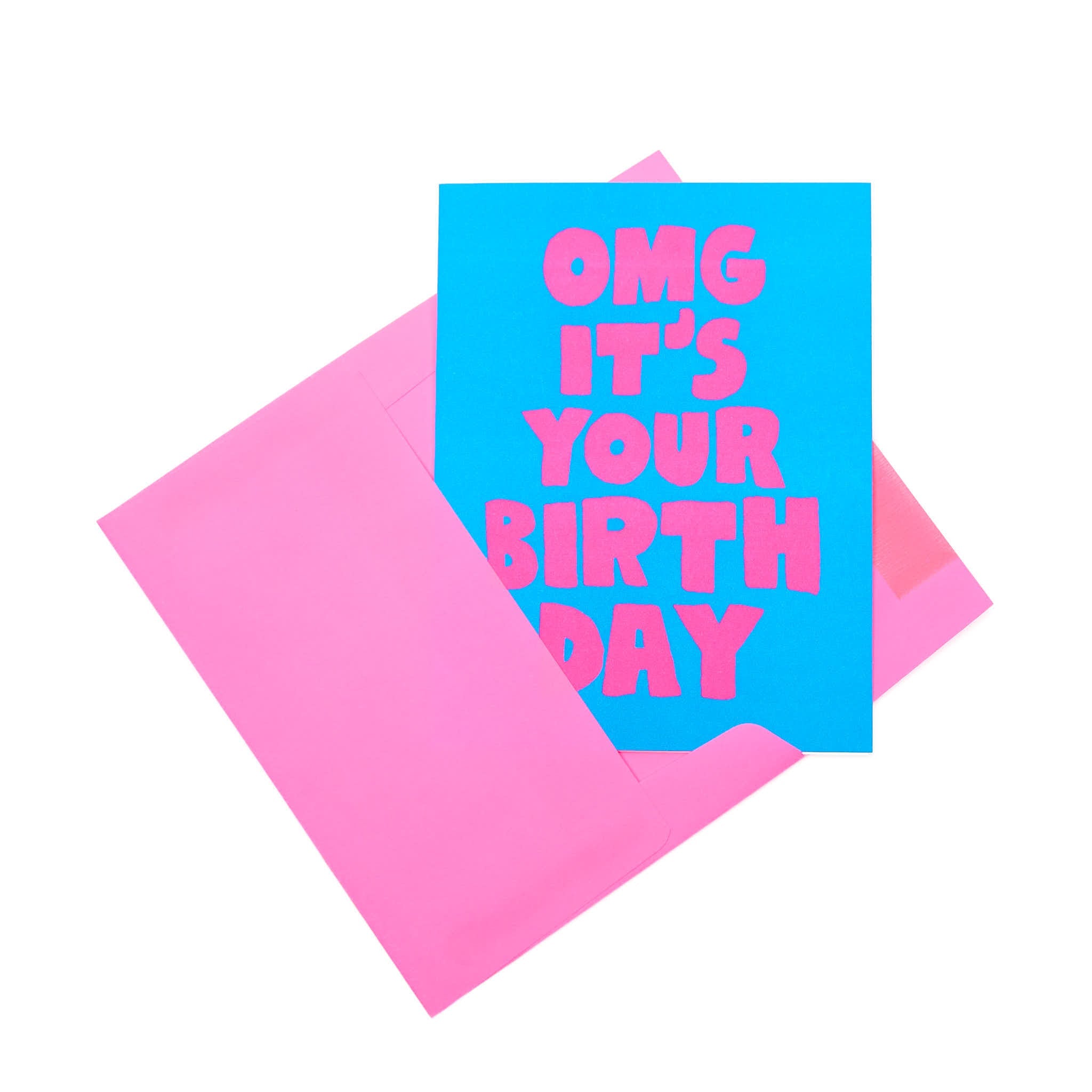 OMG Birthday Card