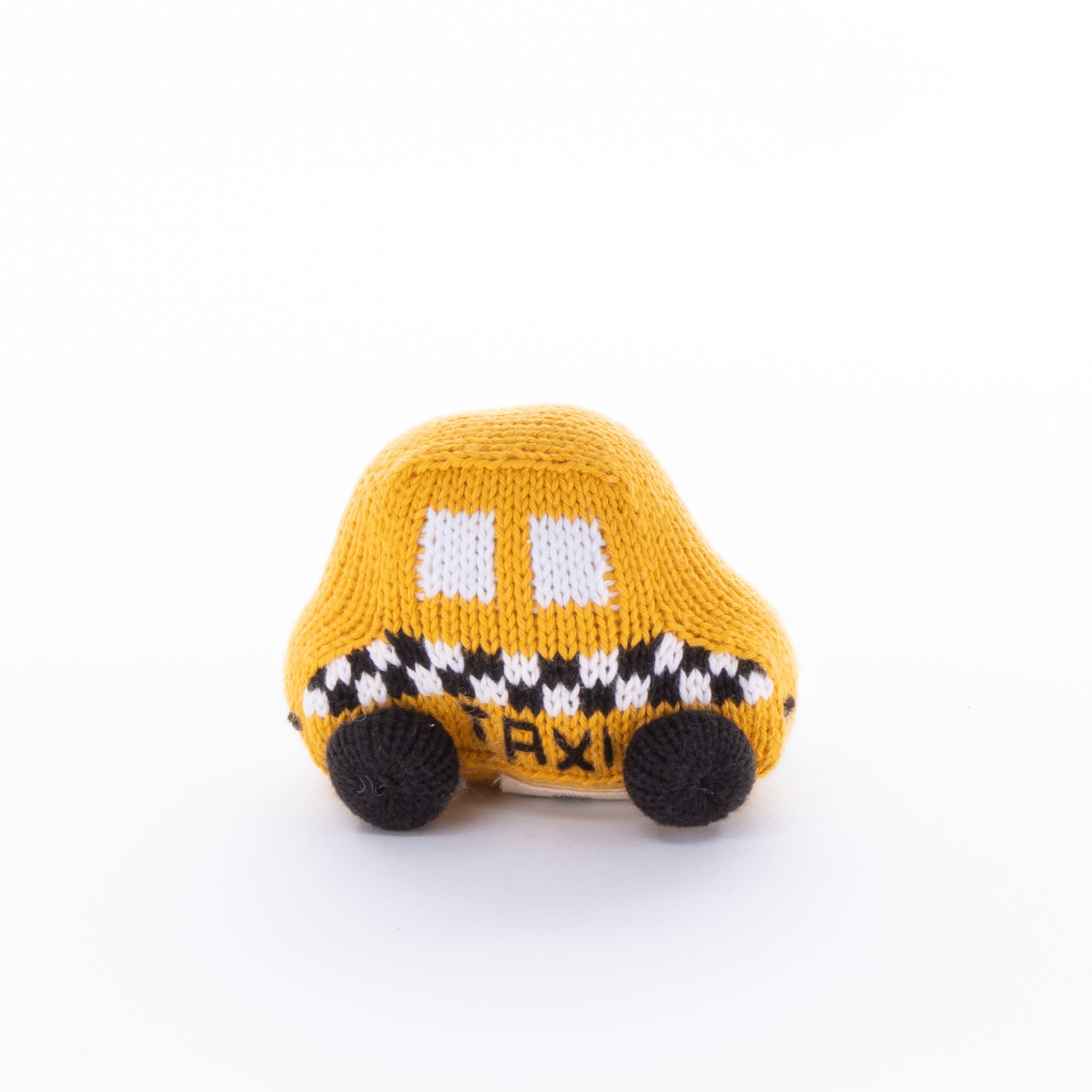 Taxi Knit Rattle