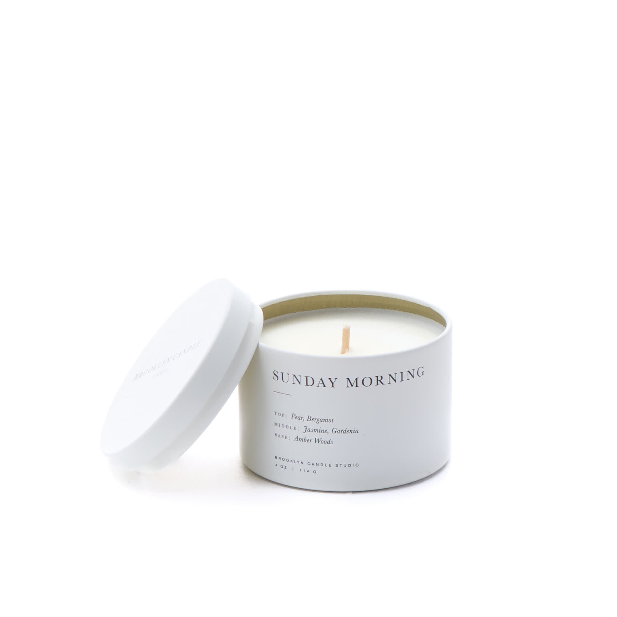 Sunday Morning Travel Tin Candle